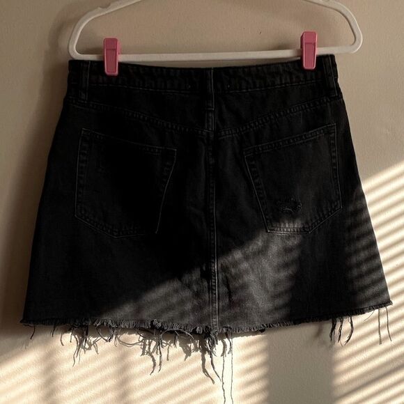 We The Free black Jean skirt - Picture 3 of 10